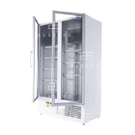   CC 1400 GD Két üvegajtós hűtővitrin - 1195 literes, (+25°C, 60% Rh) +1 ... +10 °C hűtéstartománnyal, 1400 x 700 x 1990 mm