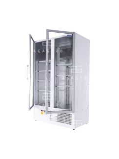   CC 1400 GD Két üvegajtós hűtővitrin - 1195 literes, (+25°C, 60% Rh) +1 ... +10 °C hűtéstartománnyal, 1400 x 700 x 1990 mm