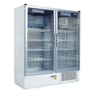   CC 1600 GD Két üvegajtós hűtővitrin (+25°C, 60% Rh) +1 ... +10 °C, hűtéstartománnyal, 1600 x 700 x 1990 mm