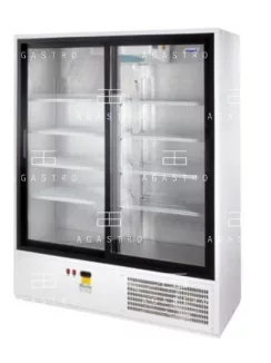   CC 1600 SGD Csúszó üvegajtós hűtővitrin (+25°C, 60% Rh) +1 ... +10 °C, hűtéstartománnyal, 1600 x 650 x 1990 mm, 0.83 kW