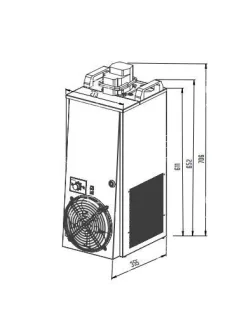CWP 100 Green Line Vízhűtő 70-90 l/h kapacitássaal
