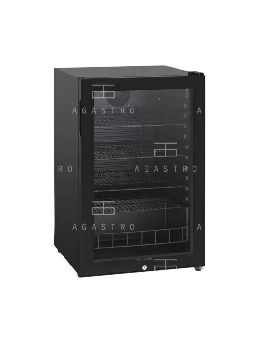 DC 126 BB Üvegajtós hűtővitrin - 126 liter, 540x548x845 mm