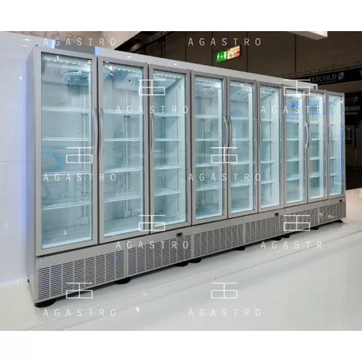 DF 1563 BD Üvegajtós fagyasztóvitrin - 1563 literes, (+25°C, 60% Rh) -15 ...-30 °C, 1.28 kW