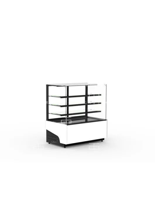ESTERA P/G 950 - Süteményes pult (+25°C, 60% Rh) +5 ... +15 °C hűtéstartománnyal, 1,68 m² bemutatófelülettel