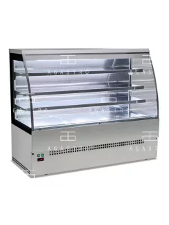   EVO INOX SELF 120 - SG - Hűtött faliregál (telepített aggregáttal) - 1200 x 780 x 1510 mm, 1,94 m²