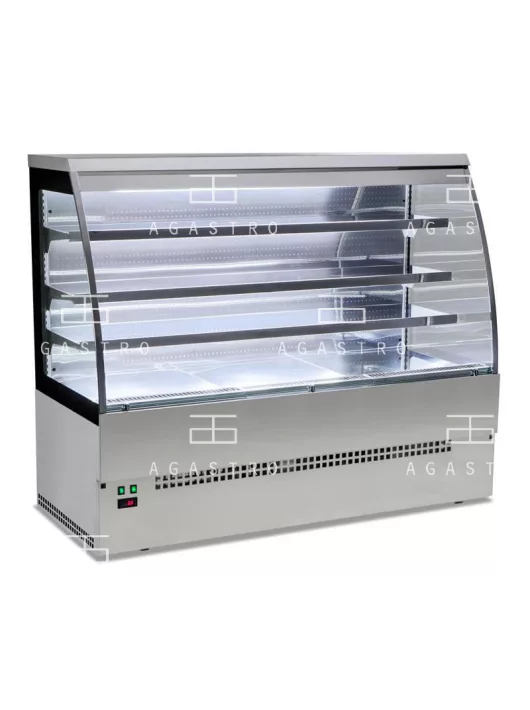 EVO INOX SELF 120 - SG - Hűtött faliregál (telepített aggregáttal) - 1200 x 780 x 1510 mm, 1,94 m²
