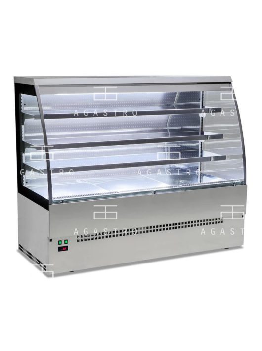 EVO INOX 90 - Hűtött faliregál (telepített aggregáttal) - 900 x 780 x 1510 mm, 1,41 m²