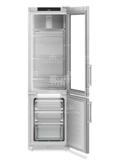   LIEBHERR (FCFCvg 4032) - Kombinált hűtő-, mélyhűtőszekrény üvegajtóval - 389 literes, 597 × 654 × 2044 mm