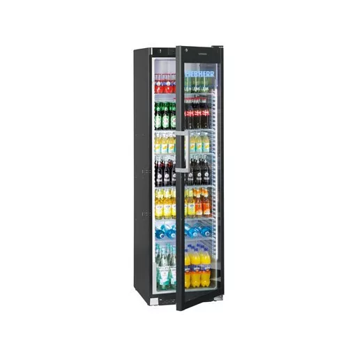 LIEBHERR (FKDv 4523) - Üvegajtós hűtőszekrény elektronikus vezérléssel - 441 literes, 600 × 696 × 2027 mm