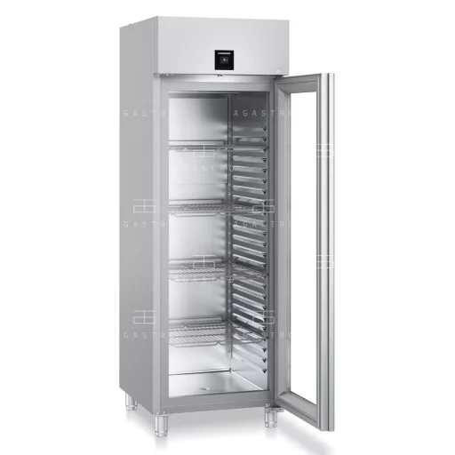 LIEBHERR (FRPSvh 6511) - Üvegajtós rozsdamentes hűtőszekrény - 625 literes, 697×867×2115 mm