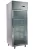 GNC740L1G Üvegajtós rozsdamentes hűtővitrin, GN 2/1-es polcokkal , 740 x 870 x 2050 mm, 600 liter