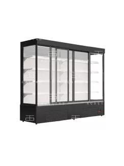   GRANDIS SGD 1.25/0.7 - Hűtött faliregál csúszó üvegajtóval- 1330 x 674 x 1990 mm, 2,39 m²
