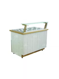   K-1 ML 4 MALAGA Fagylaltpult 4 tégelyes, (+30°C,55% Rh) -12 ... -18 °C