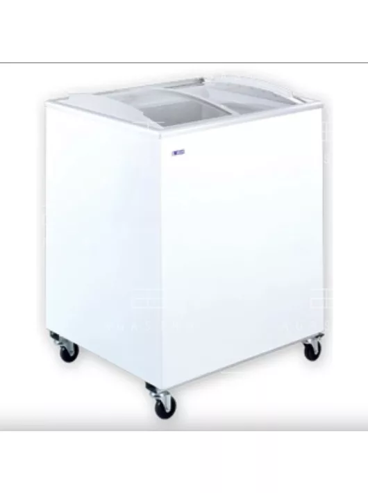 KH-CF200 SCB Mélyhűtőláda csúszó domború üvegtetővel (+30°C, 55% Rh) -18 ... -23 °C