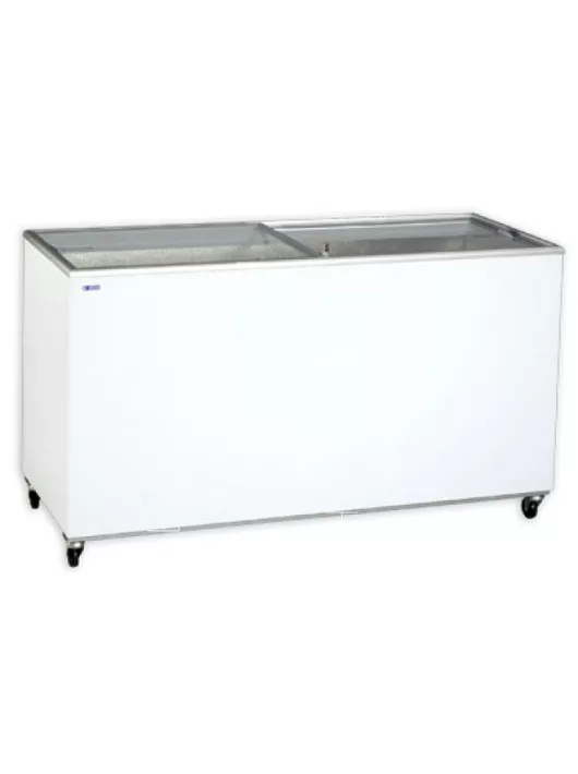 KH-CF400 SC Mélyhűtőláda csúszó üvegtetővel (+30°C, 55% Rh) -12 ... -22 °C