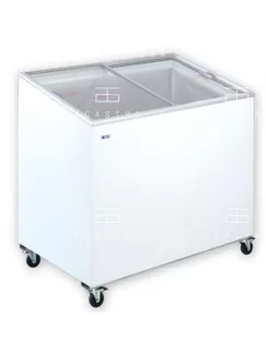   KH-CF400 SCE Mélyhűtőláda ferde, csúszó domború üvegtetővel (+30°C, 55% Rh) -12 ... -22 °C, 0.3 kW