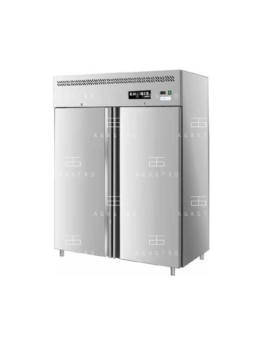 KH-GN1410BT - Rozsdamentes teleajtós fagyasztószekrény - 1300 literes, (+30°C; 55%) -18…-22 °C, 0.78 kW