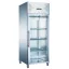 KH-GN650BTG Üvegajtós rozsdamentes fagyasztóvitrin - 650 literes, (+30°C, 55% Rh) -18 ...-22 °C, 0.495 kW