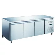 KH-GX-U-GN3100TN - Alacsony hűtött munkaasztal 3 ajtóval