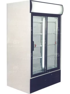   KH-VC1100 GDCA Csúszó üvegajtós, felépítményes hűtővitrin (+30°C, 55% Rh) +1... +10 °C, 0.8 kW