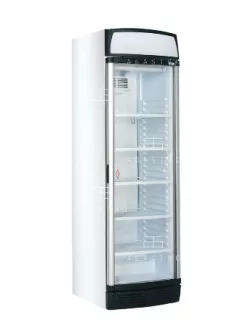   KH-VC374 GDCAB Üvegajtós hűtővitrin (+25°C, 60% Rh) +1 ... +10 °C, hűtéstartománnyal, 595 x 640 x 1980 mm, 0.37 kW