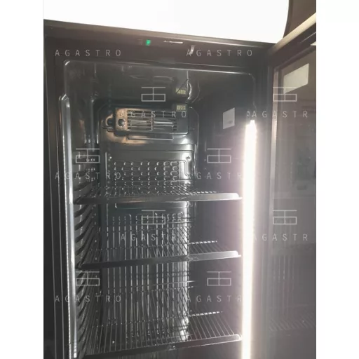 KH-VC374 GDCAL Üvegajtós hűtővitrin - 345 literes,  595 x 640 x 1980 mm, 0.37 kW