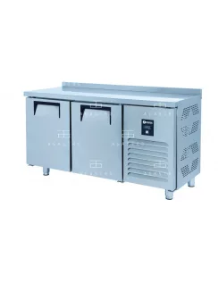   KHP-RC2SD INOX - 2 ajtós hűtött munkaasztal - 330 literes, 0.46 kW