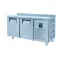 KHP-RC2SD INOX - 2 ajtós hűtött munkaasztal - 330 literes, 0.46 kW