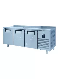   KHP-RC3SD INOX - 3 ajtós hűtött munkaasztal - 515 literes, 0.66 kW