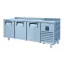 KHP-RC3SD INOX - 3 ajtós hűtött munkaasztal - 515 literes, 0.66 kW