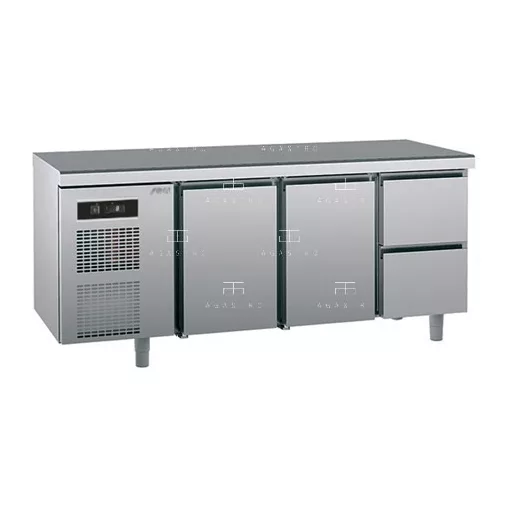 KUEBM Hűtött munkaasztal GN 1/1 (+40°C, 40% Rh) 0 ... +10 °C, 0.28 kW