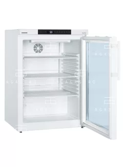   LIEBHERR (LKUv 1613) - Üvegajtós laboratóriumi hűtőszekrény - 152 literes, 601 × 618 × 820 mm