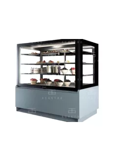   LLCL Limicola 1,4  Süteményes bemutatóvitrin (+25°C, 60% Rh) +2 ... +8 °C, hűtéstartománnyal, 1480x860x1380 mm
