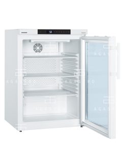   LIEBHERR (MKUv 1613) - Gyógyszerészeti üvegajtós hűtőszekrény - 152 literes, 601 × 618 × 820 mm