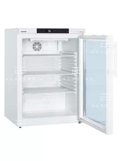   LIEBHERR (MKUv 1613) - Gyógyszerészeti üvegajtós hűtőszekrény - 152 literes, 601 × 618 × 820 mm