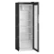 LIEBHERR (MRFvd 4011-744) - Fekete üvegajtós hűtőszekrény - 400 literes, 597 × 654 × 1884 mm