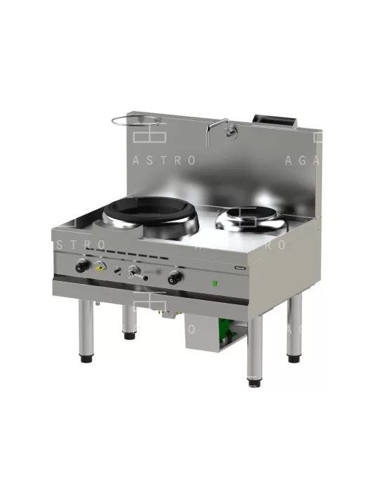 Gázüzemű wok tűzhely, 40 kW, álló