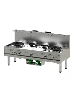 Gázüzemű zsámoly, 2 x 40 kW, álló