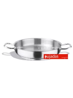 Rozsdamentes serpenyő két füllel d.60 x10.h cm, 28 l.