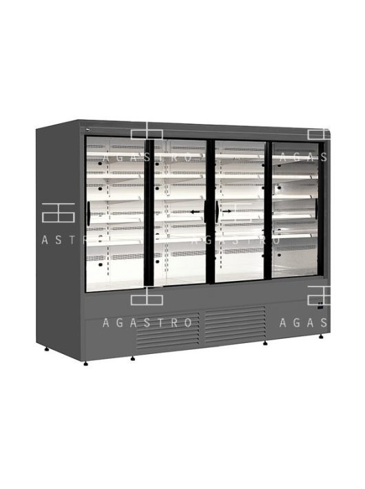 R-1 MVR 90/60 MINI VARNA - Hűtött faliregál csúszó ajtóval- 900 x 620 x 2000 mm, 1,52 m²