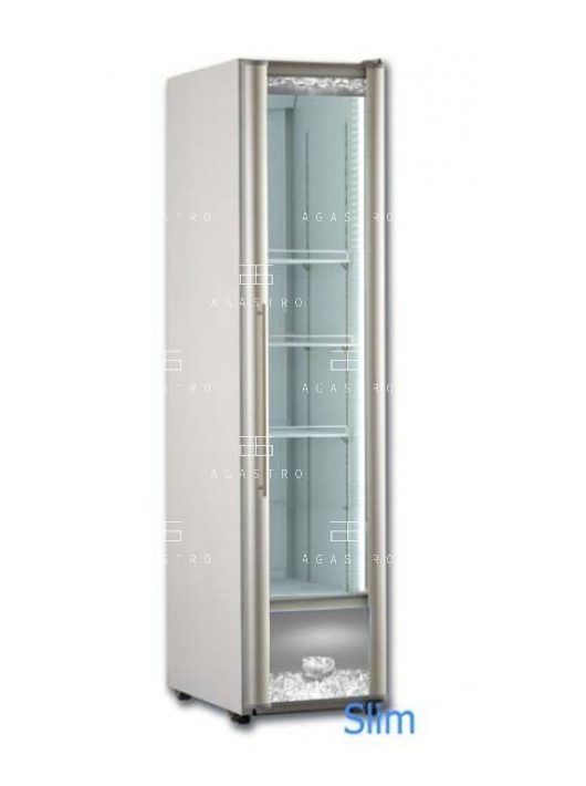 RC 300 Üvegajtós hűtővitrin (+25°C, 60% Rh) 0 ... +10 °C, hűtéstartománnyal, 440 x 730 x 1848 mm