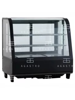   RTW-101 BE Hajlított üvegű bemutatóvitrin (+25°C, 60% Rh) +1 ... +10 °C, 0.16 kW, 682 x 450 x 675 mm
