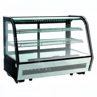 Hajlított üvegű bemutatóvitrin - 160 liter