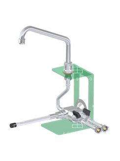   Fali térdkaros keverőcsap kifolyóval és szabályozó rúddal