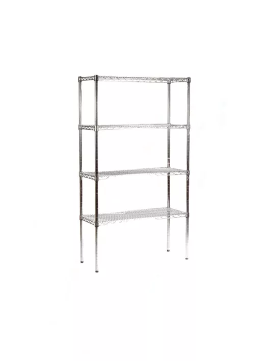 Krómozott állvány négy polccal 1800x1200x450 mm