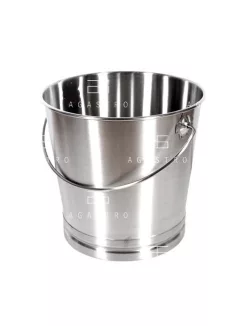 Rozsdamentes vödör, skálázott ECO - 14 L
