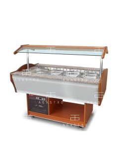   SB-C-TV 220 Salátahűtő kocsi (felső ventilációs) 4°C, / +10 °C, hűtéstartománnyal 2200x900x850/1310 mm