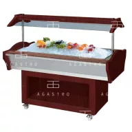   SB-N-IC 220 Semleges salátabár 6 x GN 1/1 2200x900x850/1310 mm