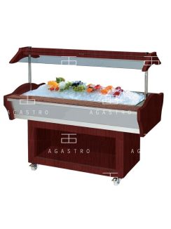   SB-N-IC 220 Semleges salátabár 6 x GN 1/1 2200x900x850/1310 mm