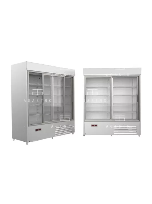 SCH-1-2/800 WESTA Csúszó üvegajtós hűtővitrin - 800 literes, 1300 x 570 x 1940 mm